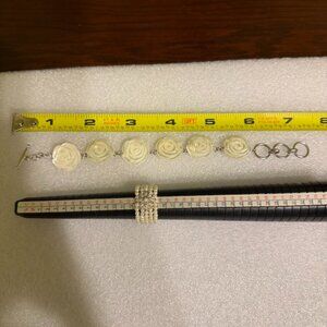 Rose Pearl bracelet and pearl ring